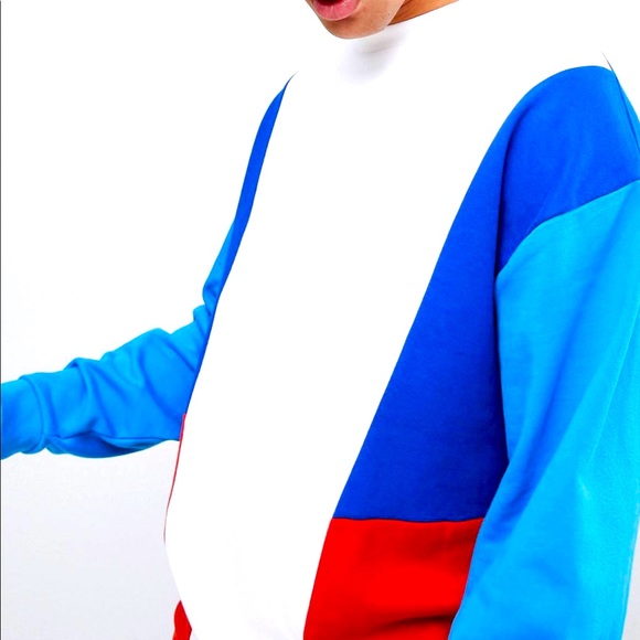 ASOS DESIGN Oversized ColorBlock Sweatshirt - M - Picture 3 of 7